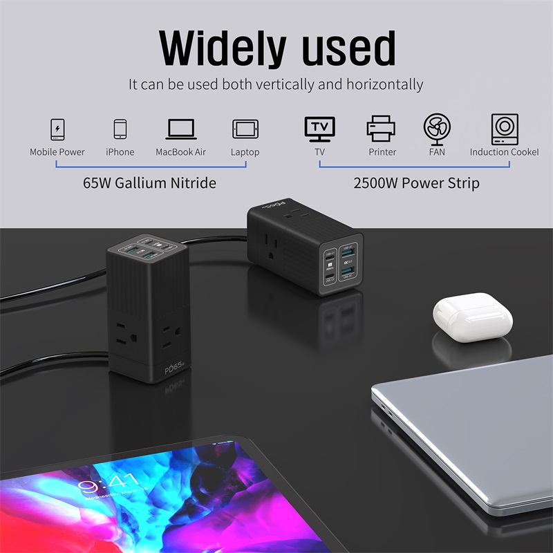 Bikkon 4 Ports 65W USB Desktop Charging Power Strip