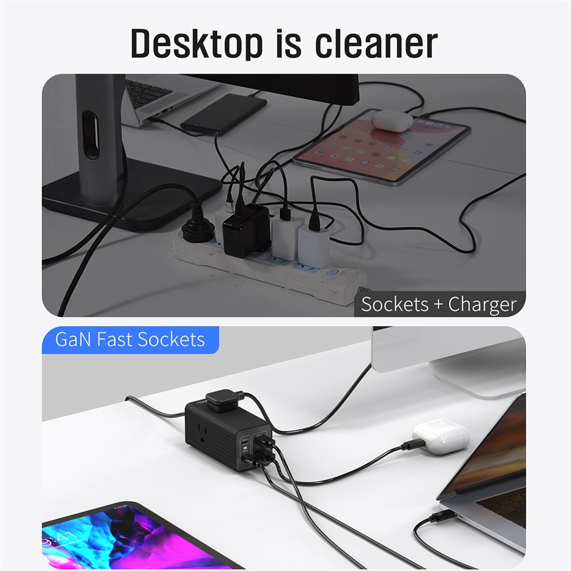 Bikkon 4 Ports 65W USB Desktop Charging Power Strip