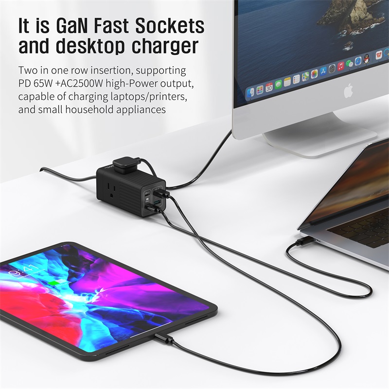 Bikkon 4 Ports 65W USB Desktop Charging Power Strip