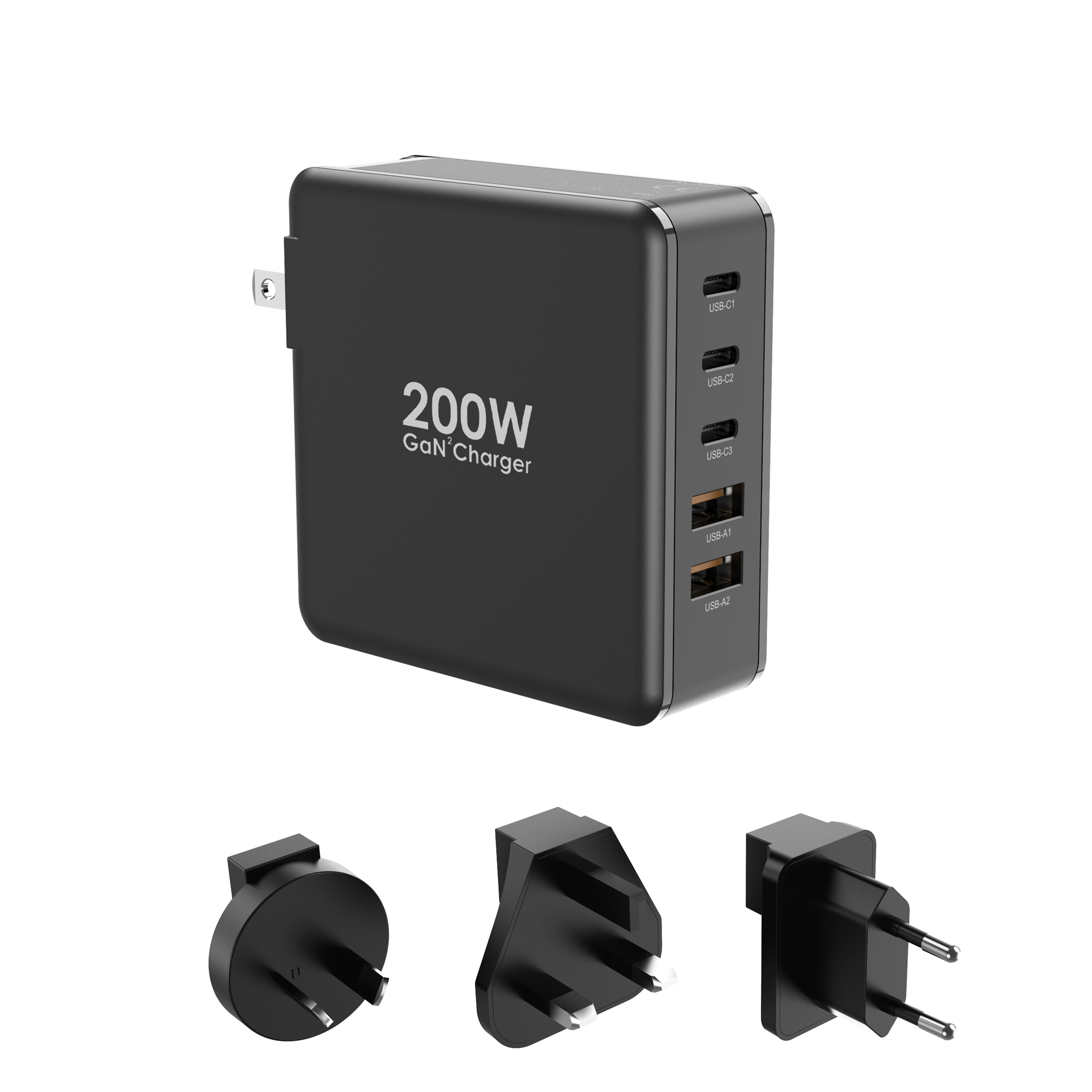 Bikkon GaN 5 Ports 200W Wall Charger