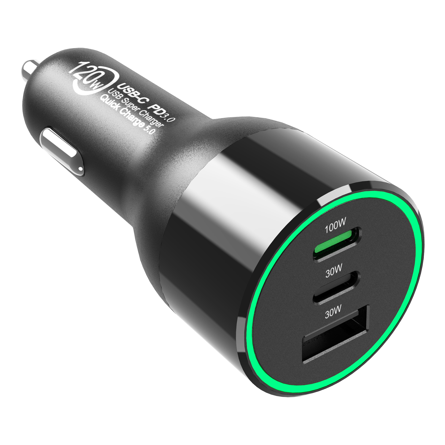 Bikkon 120W USB-C GaN Car Charger