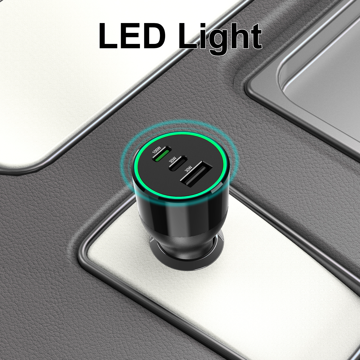 Bikkon 120W USB-C GaN Car Charger