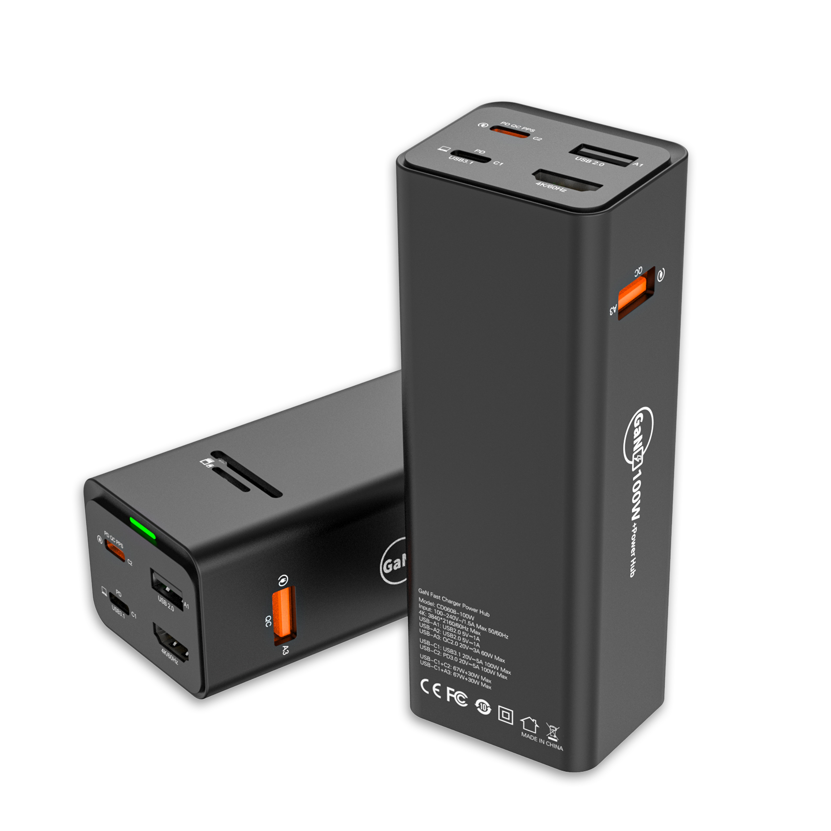Bikkon 100W 8 Ports Desktop USB-C Docking Station