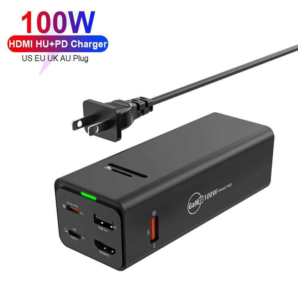 Bikkon 100W 8 Ports Desktop USB-C Docking Station