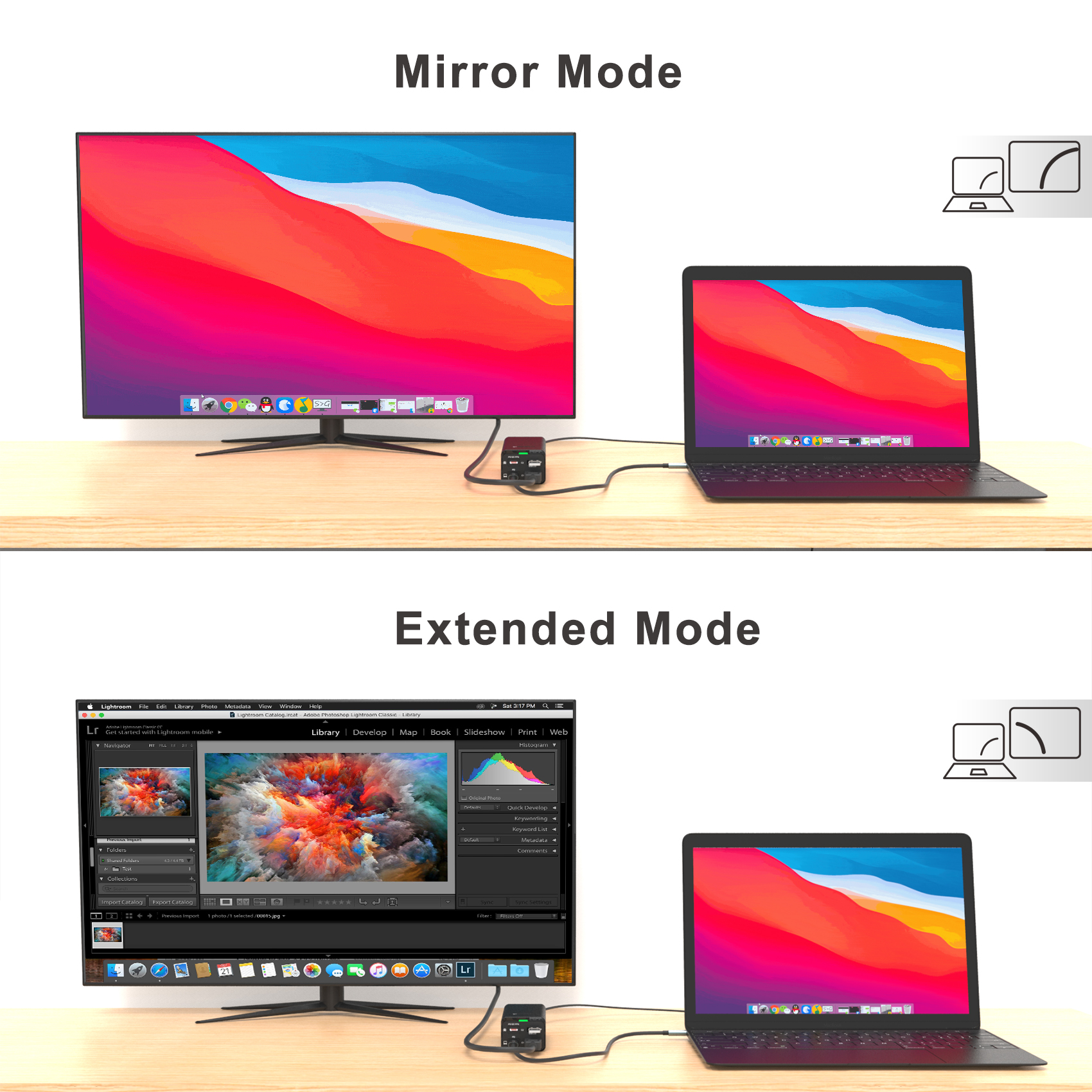 Bikkon 100W 8 Ports Desktop USB-C Docking Station