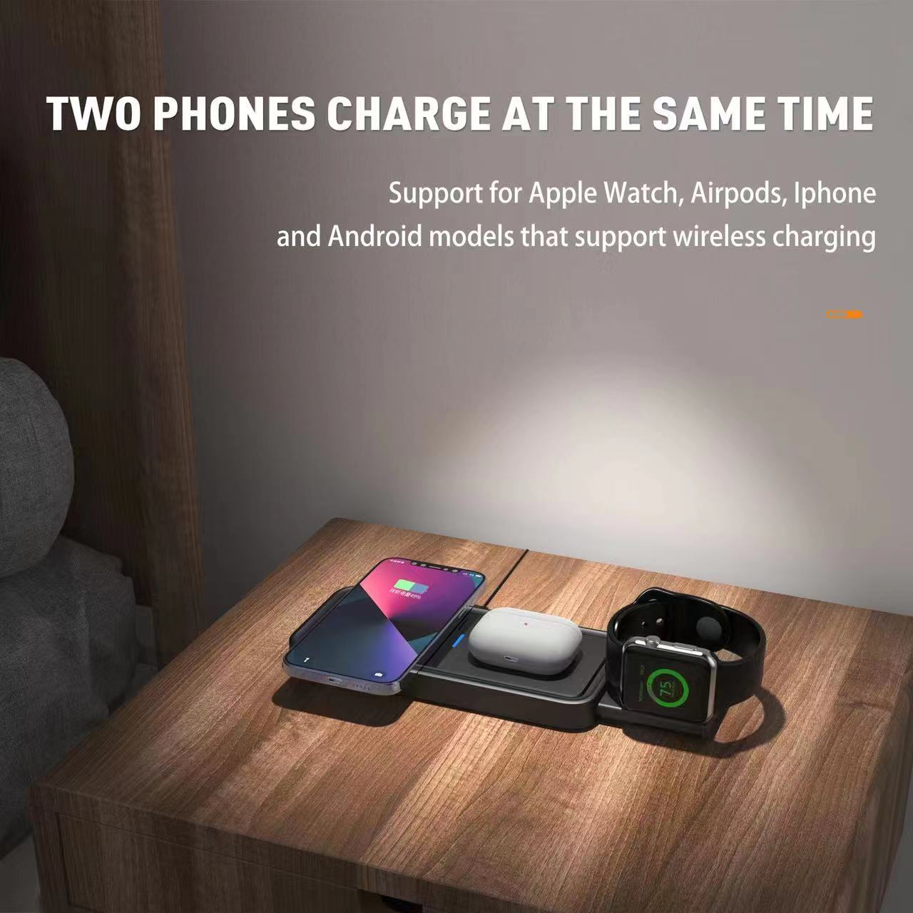 Bikkon 4-in-1 Magnetic Wireless Charger 15W