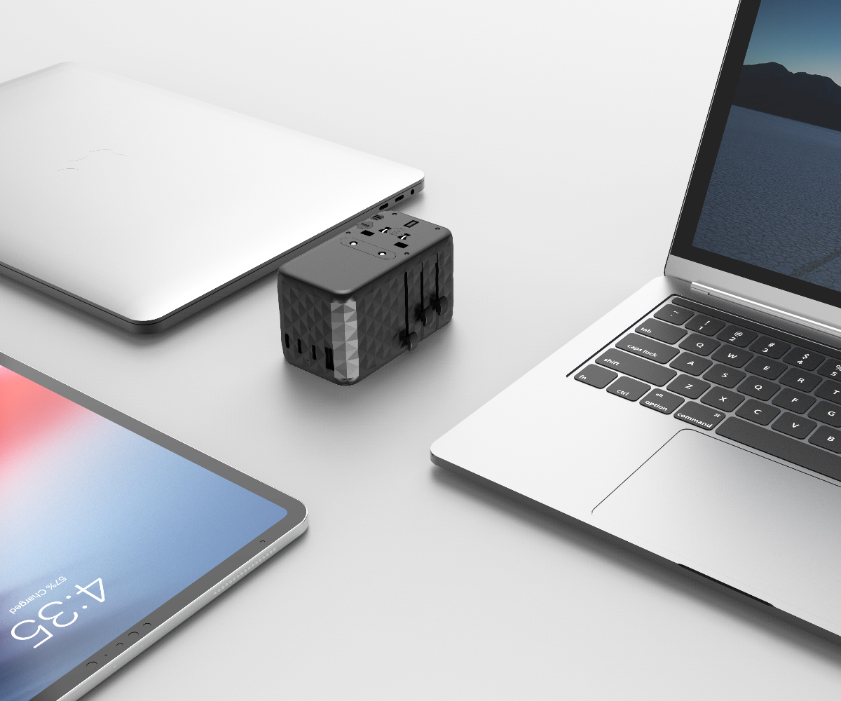 Bikkon 100W 4 Ports GaN AC Travel Adaptor