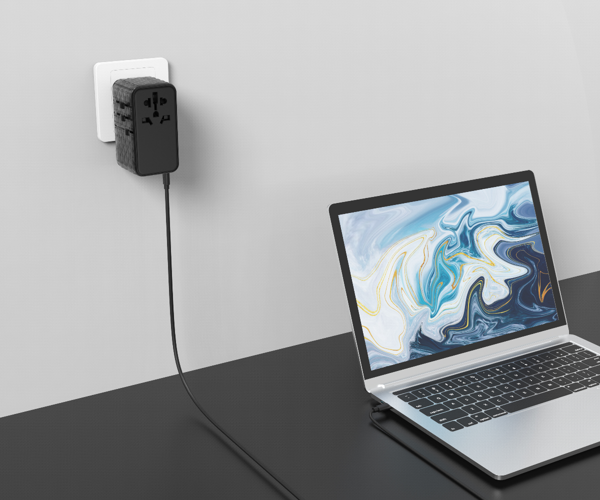 Bikkon 100W 4 Ports GaN AC Travel Adaptor