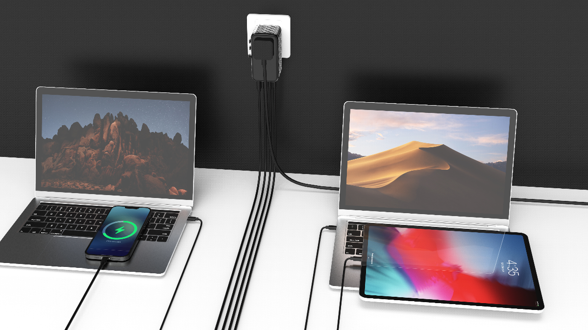 Bikkon 100W 4 Ports GaN AC Travel Adaptor