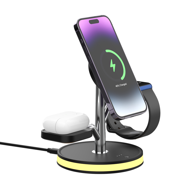 Bikkon 4-in-1 Magnetic Wireless Charging Station For iPhone