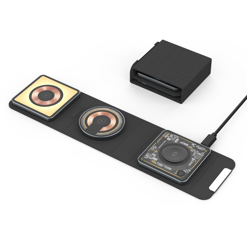 Bikkon 3-in-1 Foldable Magnetic Wireless Charger 15W