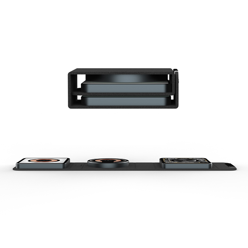Bikkon 3-in-1 Foldable Magnetic Wireless Charger 15W