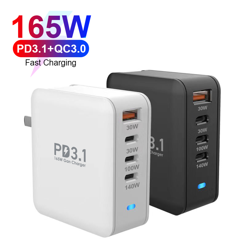 Bikkon PD3.1 165W 4 Ports GaN Wall Charger