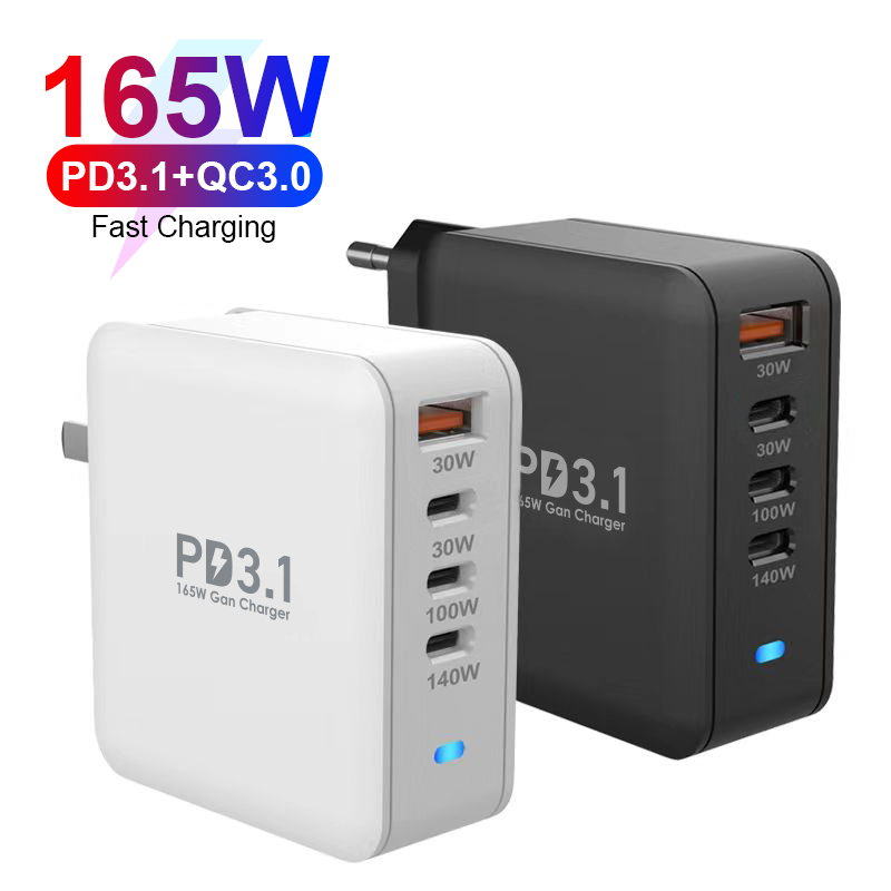 Bikkon PD3.1 165W 4 Ports GaN Wall Charger