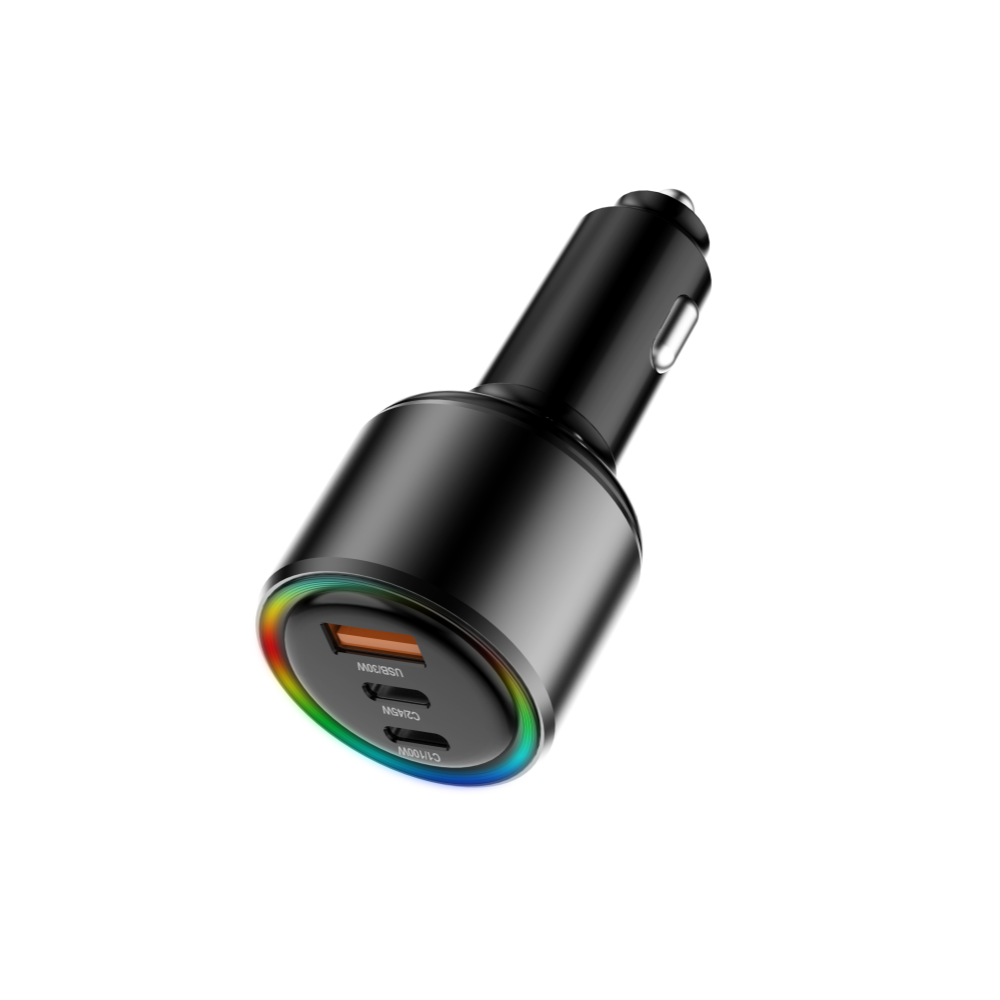 Bikkon 175W 3 Ports GaN Car Charger