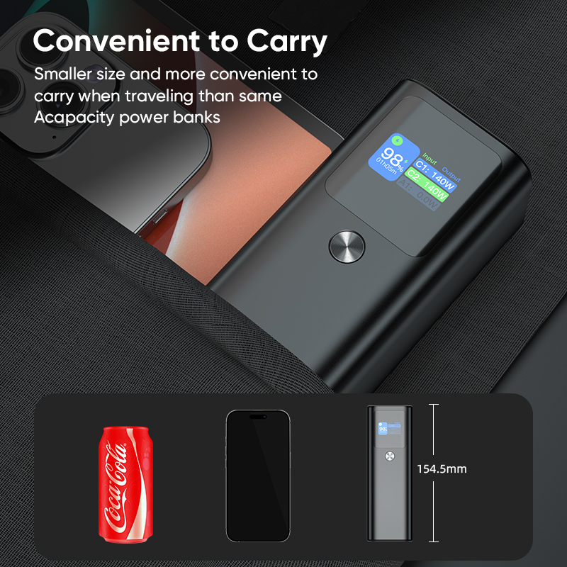 Bikkon PD3.1 140W 2C1A Ports 24600mAh Power Bank
