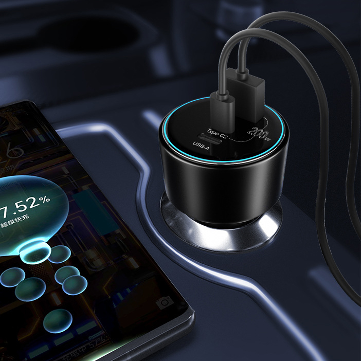 Bikkon 200W 3 Ports Fast Charging Car Charger For Laptop