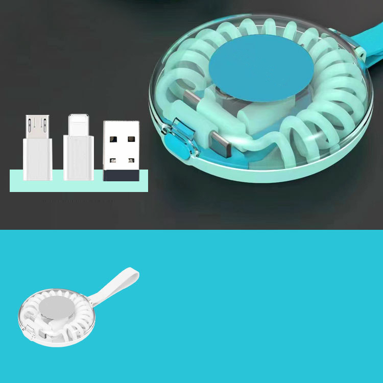 Bikkon USB Extension Spring Coiled Cable Male To Male